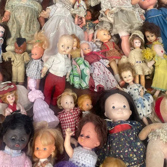 CREEPY & VINTAGE DOLL LOTS - Picture 3 of 6